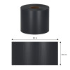 Plotová páska 19cm x 50m + spony SPRINGOS FN0009 antracitová