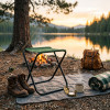 Turistická skládací židle SPRINGOS TRIP zelená