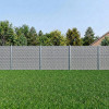 Plotová páska 4,75cm x 50m + spony SPRINGOS FN0013 světle šedá