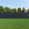 Plotová páska 4,75cm x 50m + spony SPRINGOS FN0012 antracitová