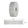 Plotová páska 4,75cm x 35m + spony SPRINGOS FN0004 světle šedá