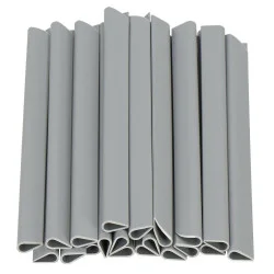 Montážní klipy na plot 19x1,5 cm sada 20k SPRINGOS FN0007 světle šedé