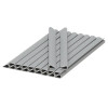 Montážní klipy na plot 19x1,5 cm sada 20k SPRINGOS FN0007 světle šedé
