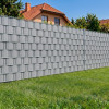 Montážní klipy na plot 19x1,5 cm sada 20k SPRINGOS FN0007 světle šedé