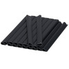 Spony na plotovou pásku 19x1,5 cm sada 20ks SPRINGOS FN0006 antracitové