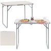 Kempingový stolek 90x60x70cm SPRINGOS CS0136 bílý