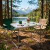 Kempingový stolek 90x60x70cm SPRINGOS CS0136 bílý