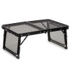 Kempingový stolek 89x40x27cm SPRINGOS CS0187 černý