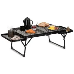 Kempingový stolek 89x40x27cm SPRINGOS CS0187 černý