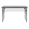 Kempingový stolek 120x60x70,5cm SPRINGOS CS0183 šedý