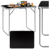 Kempingový stolek 80x60x70cm SPRINGOS CS0184 černý