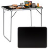 Kempingový stolek 80x60x70cm SPRINGOS CS0184 černý