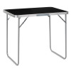 Kempingový stolek 80x60x70cm SPRINGOS CS0184 černý