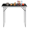 Kempingový stolek 80x60x70cm SPRINGOS CS0184 černý