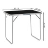 Kempingový stolek 80x60x70cm SPRINGOS CS0184 černý