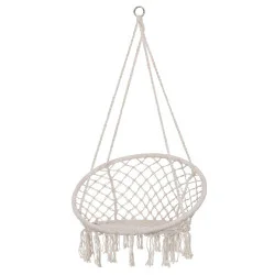 Zahradní houpačka 60 cm, krémová SPRINGOS NATALI