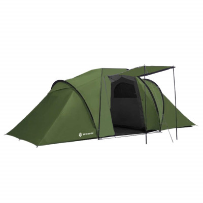 Turistický stan pro 4 osoby SPRINGOS MONTEVERA zelený