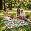 Pikniková deka 300x200 cm SPRINGOS PM021 zeleno-červená