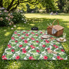 Pikniková deka 300x200 cm SPRINGOS PM021 zeleno-červená
