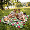 Pikniková deka 200x200 cm SPRINGOS zeleno-červená
