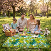 Pikniková deka 200x150 cm SPRINGOS PM040 zelená s listy
