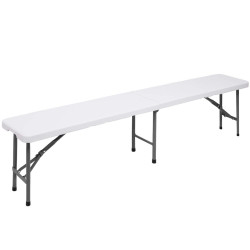 Zahradní lavice 183x30 cm SPRINGOS GF0094 bílá