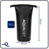 Nepromokavý vak 10l SPRINGOS AQ0021 černý