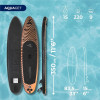Paddleboard set AQUAGET Tiger Flow 350 cm