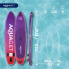 Paddleboard set AQUAGET Violet Sunset 350 cm