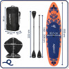Paddleboard set AQUAGET Coral Bloom 350 cm