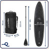 Paddleboard set AQUAGET Shadow Glide 350 cm