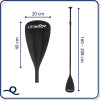 Pádlo na paddleboard AQUAGET AQ0051