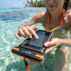 Vodotěsné pouzdro na mobil AQUAGET AQ0027 černo-oranžové