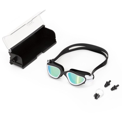 Plavecké brýle set AQUAGET AQ0011 černo-bílé