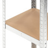 Kovový regál 180x40x40 cm 5 polic SPRINGOS HA5281 pozinkovaný