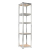 Kovový regál 180x40x40 cm 5 polic SPRINGOS HA5281 pozinkovaný