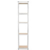 Kovový regál 180x40x40 cm 5 polic SPRINGOS HA5281 pozinkovaný