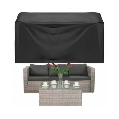 Kryt na zahradní nábytek 250x205x75 cm, černý SPRINGOS EXTERIO