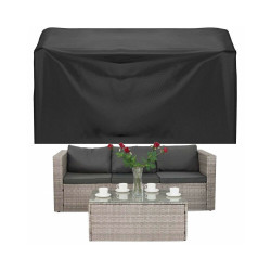Kryt na zahradní nábytek 250x205x75 cm, černý SPRINGOS EXTERIO