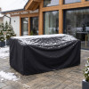 Kryt na zahradní nábytek 250x205x75 cm, černý SPRINGOS EXTERIO