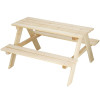 Dětský piknikový stůl s lavicemi 90 cm DECHLAND Mini Picnic