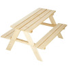 Dětský piknikový stůl s lavicemi 90 cm DECHLAND Mini Picnic