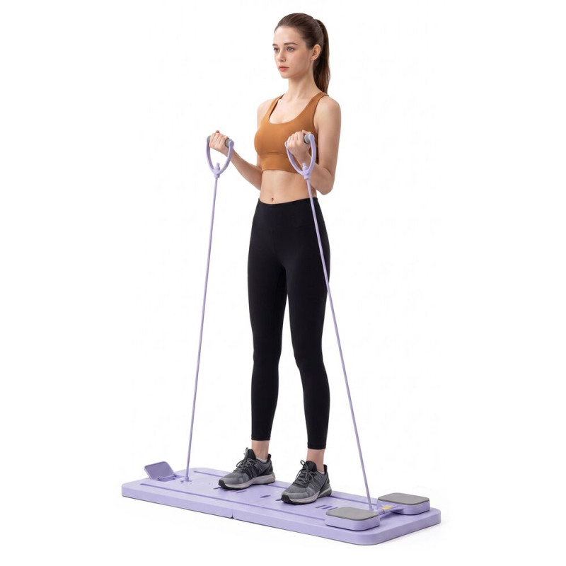 Pilates reformer 10v1 ACTIGET ACT0202 fialový