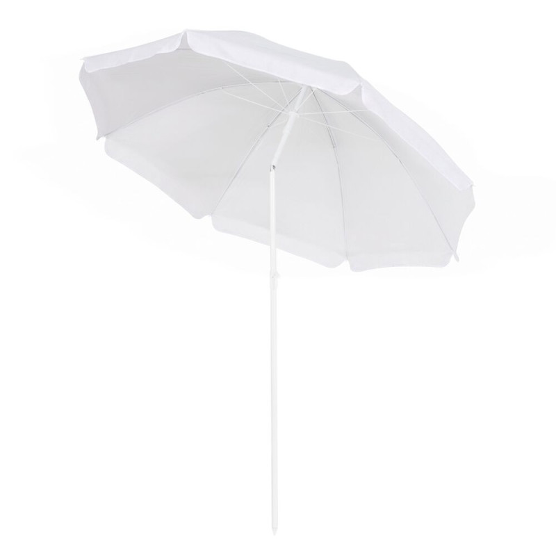 Plážový slunečník 160 cm SPRINGOS BU0027 světle šedý