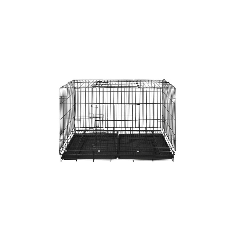 Klec pro psa 100x60x70 cm, kovová SPRINGOS PA1016