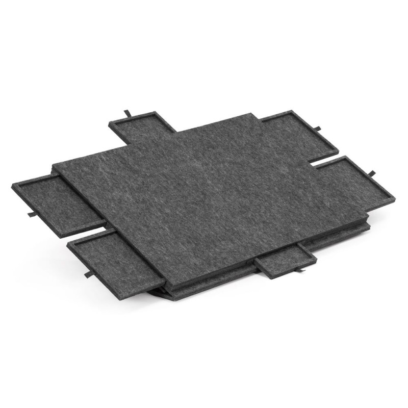 Podložka na puzzle 1500 dílků se 6 zásuvkami SPRINGOS KG0066 šedá