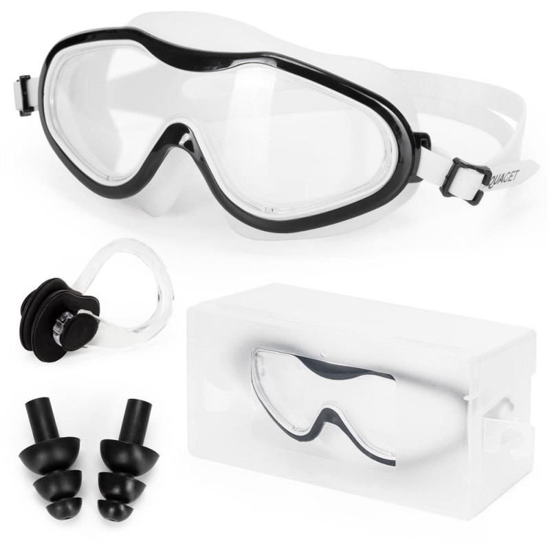Plavecké brýle set AQUAGET AQ0018 bílé