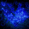 LED řetěz Nano - 5m, 50LED, 2xAA, modrá
