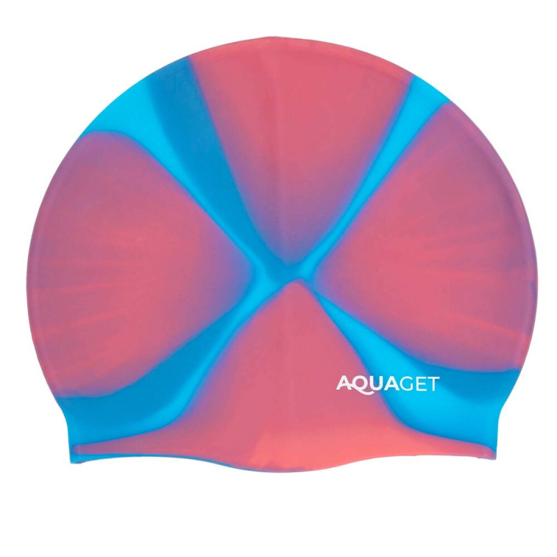 Plavecká čepice silikonová unisex AQUAGET AQ0034 růžová