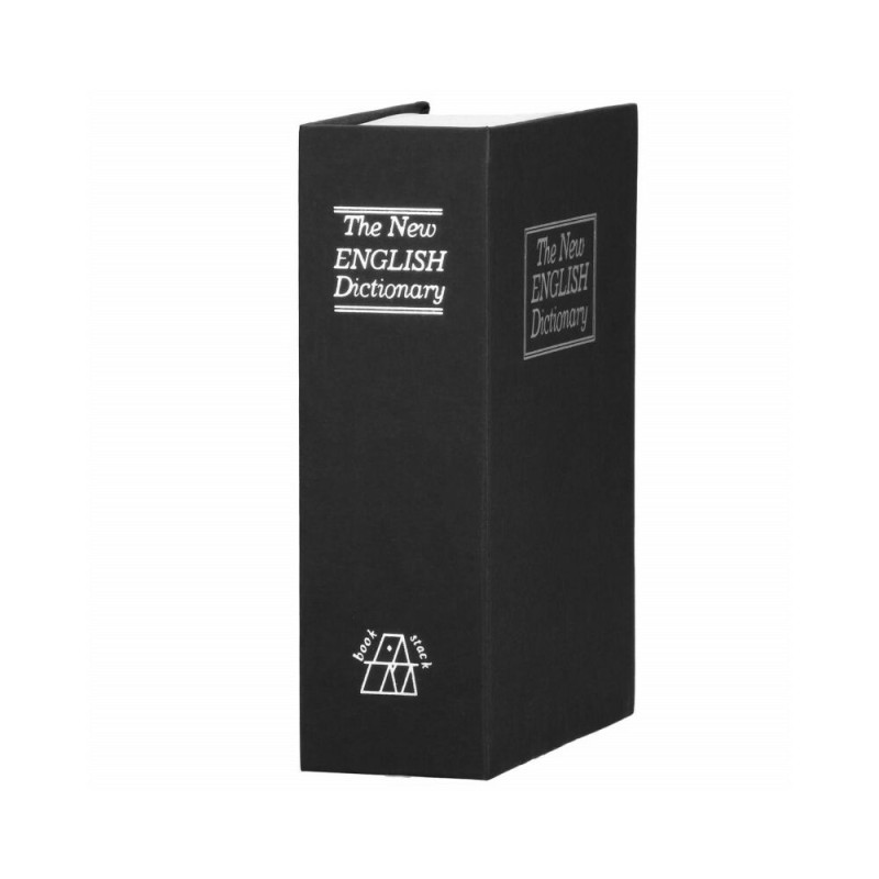 Trezor kniha 24x16x5,5 cm SPRINGOS HA5046 Safebook M černý